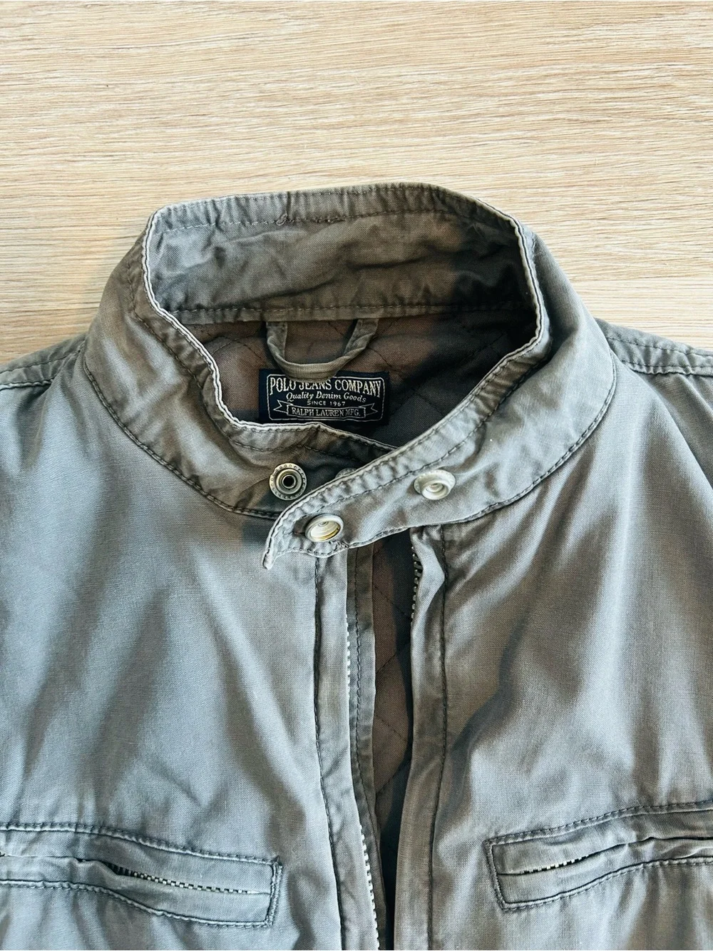 Rare Polo Jeans Co. Motorcycle Bikers Jacket